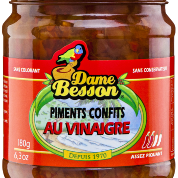 Piments confits au vinaigre 180g-