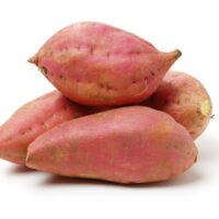 Sweet,Potatoes,On,The,White,Background