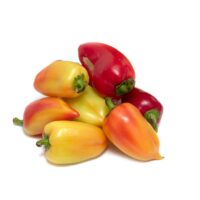 Bell,Pepper,On,A,White,Background.