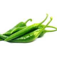 Green,Peppers,Isolated,On,White