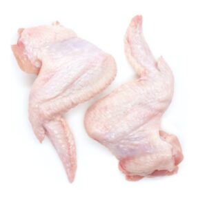 Raw,Chicken,Wings,Isolated,On,White,Background.,Two,Fresh,Chicken