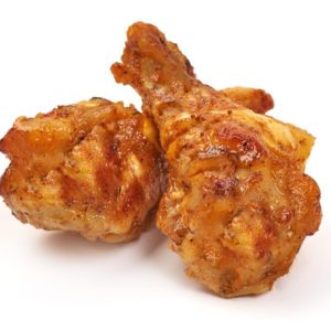 Roasted,Chicken,Legs,,Isolated,On,White,Background.